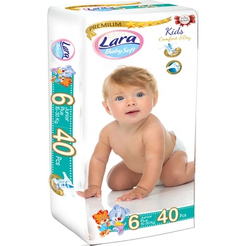 Lara Бебешки пелени Lara Premium - Junior Plus, 15-30 kg, 40 броя (54306)