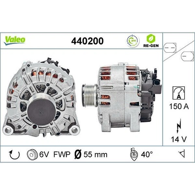 VALEO Alternátor VALEO 440200