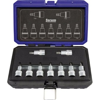 Image 1 of Forum Комплект бит вложки torx 1/2", forum, 9 броя (forum 4317784922500)