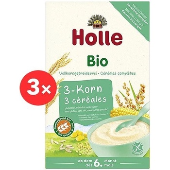 Holle Bio 3 druhy zrna 3 x 250 g