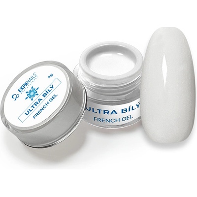Expa nails expanails uv gel french white francie ultra bílý 15 g