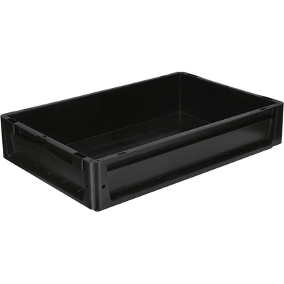 BAUHAUS Euro box, 60 × 40 × 12 cm, 20 l, čierny, NE6412-4150-PPR991