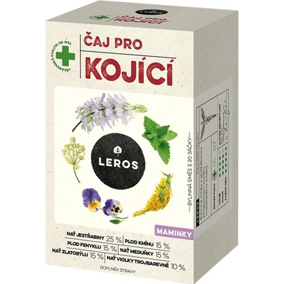 Leros ČAJ PRE DOJČIACE MAMIČKY čaj pre dojčiace matky 20 x 1,5 g