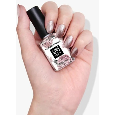 Londontown Gel Color Kissed By Rose Gold gelový lak na nechty zlatorůžové třpytky 12 ml