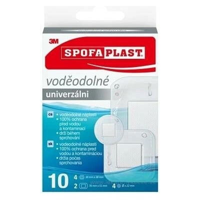 3M Spofaplast č.190N Náplasti VODĚODOLNÉ 10 ks