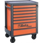 Beta Количка за инструменти beta, 8 чекмеджета, оранжев цвят (024004080)