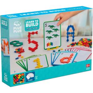 Plus-Plus Learn To Build Abc & 123 - (3909)
