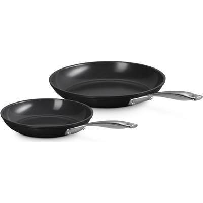 Le Creuset 51821000010098 Panvice s nepriľnavým povrchom, 24 cm a 28 cm, 2 ks