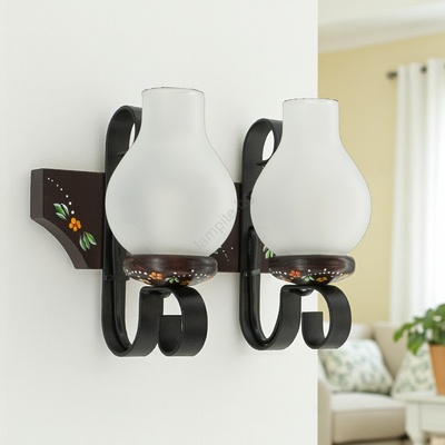 Brilagi - Стенно осветително тяло QUEEN 2xE14/40W/230V бук/венге (BG2699)