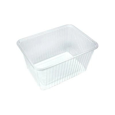 ECOFOL Plastová miska hranatá PP 180x133x93 mm 1500 ml transparentní ideal pack® bal/50 ks