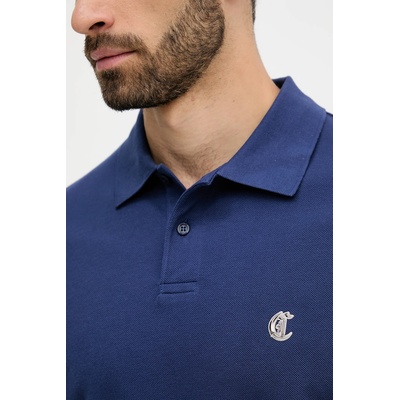 Just Cavalli Памучна тениска с яка Just Cavalli (79OAGT06.CJ506)