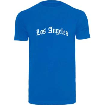 Mister Tee Тениска Los Angeles Wording Tee cobalt blue XXLUB-MT1578-01495 - Черен, размер L
