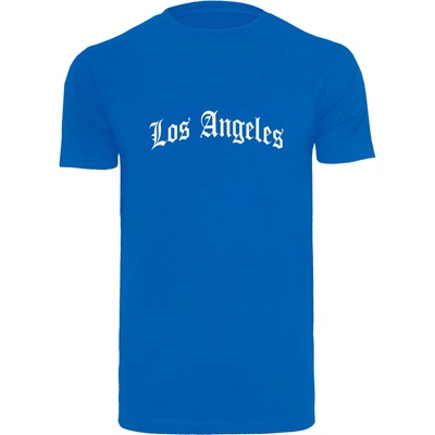 Mister Tee Тениска Los Angeles Wording Tee cobalt blue XXLUB-MT1578-01495 - Черен, размер L