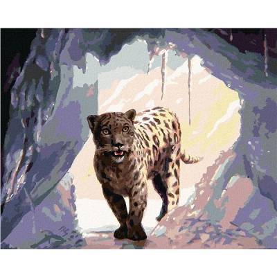 zuty Malování Podle Čísel Sněžný Leopard D. Rusty Rust 40 x 50 Cm Plátno Rám