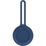 SDesign Силиконова каишка за Apple AirTag - Sdesign AirTag Silicone Bag Loop (тъмносин) (SDATSB2-DB)