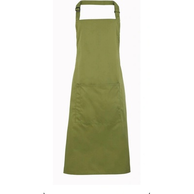Cotton Classics Zástěra Colours lacl s kapsou oasis green