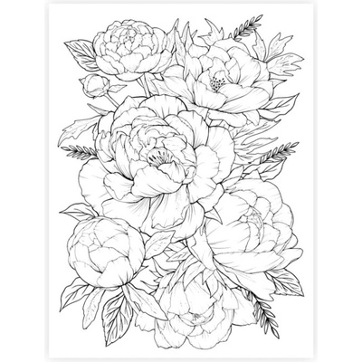 Grafix Malování na plátno 15 x 20 cm květiny – Zboží Dáma