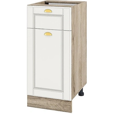 ИРИМ Долен кухненски шкаф Сити АРФ-Бяло мат-09-74 ляв 40 см