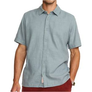 Revolution Мъжка риза с копчета Revolution Short-Sleeved Shirt - Blue (033-3271-0111)