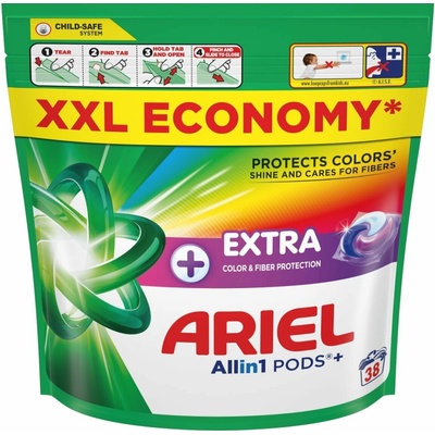 Ariel Complete +Extra All in1 kapsule na pranie 38 PD