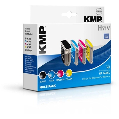 Compatible Kmp h71v Мастилено касета hp 940xl Черно/Синьо/Магента/Жълто 4 цвята (1715,4005)