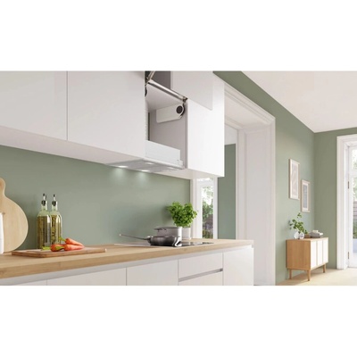Bosch DHL555BM Вграден абсорбатор, Серия 4, 50см, 604м3, неръждаема стомана, метален филтър за мазнини, LED осветление (DHL555BM)