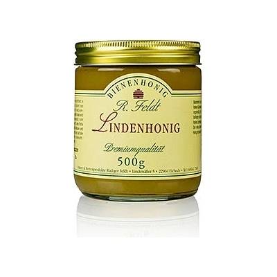 Rüdiger Feldt Imkerei + Bienenprodukte Lipový med světlý krémový silný a svěží letní 500 g