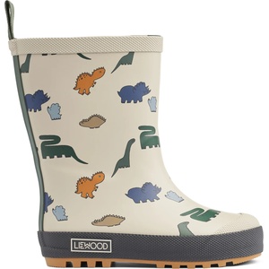 LIEWOOD Детски гумени ботуши LIEWOOD Kid's Mason Thermo Rain Wellington boots - Dinosaurs / Mist - размер 28 (EU) (731-0315-0316)