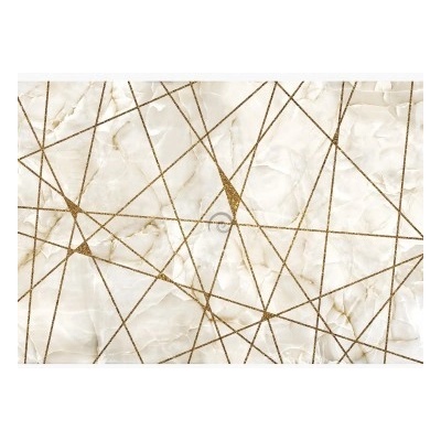 FT7504 Vinylová fototapeta Zlaté linky na ružovom mramore, rozmery 368cm x 280cm
