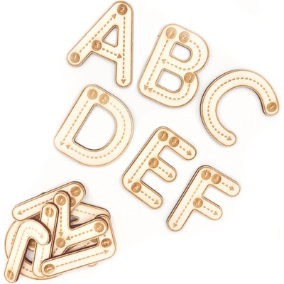 Bigjigs Toys puzzle veľké písmená ABC