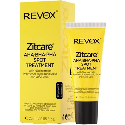 Revox B77 Zitcare AHA BHA PHA Spot Treatment lokální péče proti akné 25 ml
