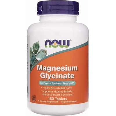 Now Foods Magnesium Glycinát 100 mg 180 tablet