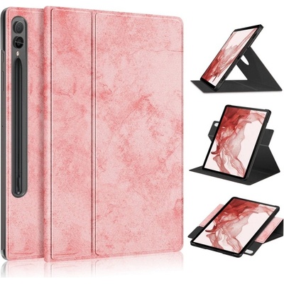 Vsetkonamobil 64763 MARBLE Zaklápacie puzdro Samsung Galaxy Tab S9 ružové