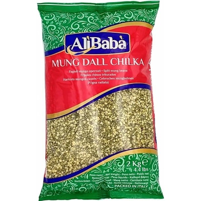 Alibaba Fazuľa mungo polovička Mung Dal Chilka 2 kg