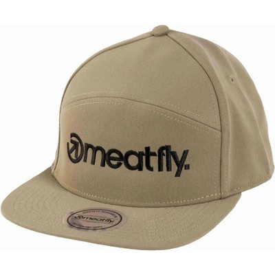 Meatfly шапка с козирка Creeper 6 Panel Snapback Olive / Black Logo | Черна | Размер Meatfly | Cheren | МЪЖЕ | ЕДИН РАЗМЕР