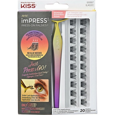 KISS Umělé trsové řasy imPRESS Press on Falsies Kit 02 – Zboží Mobilmania