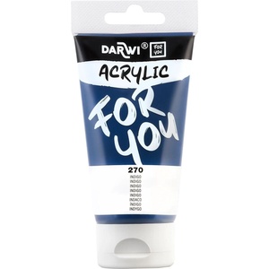 Darwi Dfy АКРИЛНА боя Indigo 75 ml 1 бр (DF5150075270C)