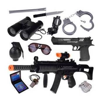 Jokomisiada A set for the Police playing Policeman with a gun and handcuffs ZA4826