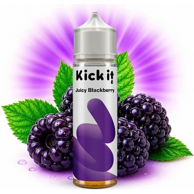 KickIt Juicy Blackberry Shake & Vape 10 ml