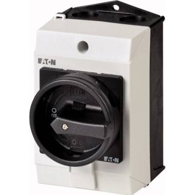 Eaton Vačkový spínač T0-2-1/I1/SVB-SW 0-1 3P 20A v krytu 207148