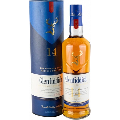 Glenfiddich Bourbon Barrel Reserve 14y 43% 0,7 l (tuba)