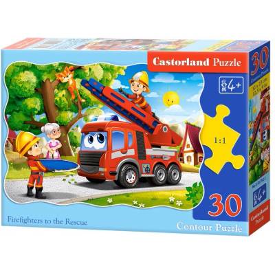 Castorland - Puzzle Firefighters to the Rescue 30 - 1 - 39 piese