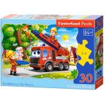 Castorland - Puzzle Firefighters to the Rescue 30 - 1 - 39 piese