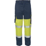 CERVA Панталон cerva tap pm hv / hi-vis с многостандартна талия - тъмносин/жълт xxxl (0352010372005)