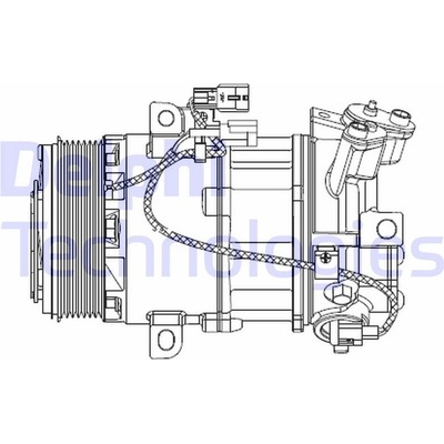 Kompresor, klimatizace DELPHI CS20550