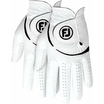 Footjoy Weathersof Golf (2 Pack) White/Black Лява ръка M/L Мъжки ръкавици (66197E-401-ML)