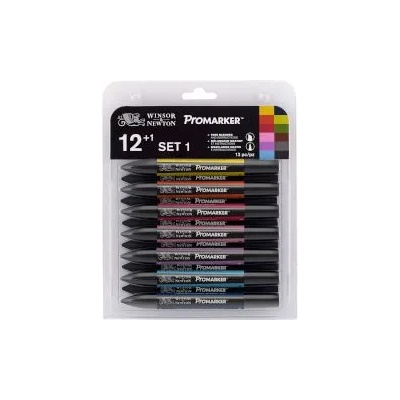 Winsor & Newton Маркер Promarker 12 цвята
