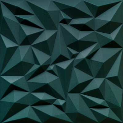 Deccart Ametyst geometrické 3D pěnové Green 10m²