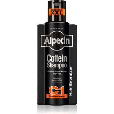 Alpecin Coffein Shampoo C1 Black Edition шампоан с кофеин за мъже стимулиращ растежа на косата 375ml