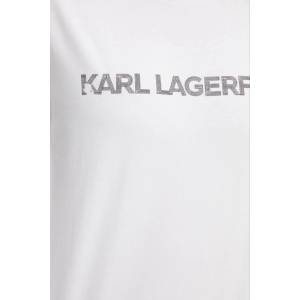 Karl Lagerfeld Памучна тениска ELONGATED LOGO (A3W17102) - answear - 97,77 лв
